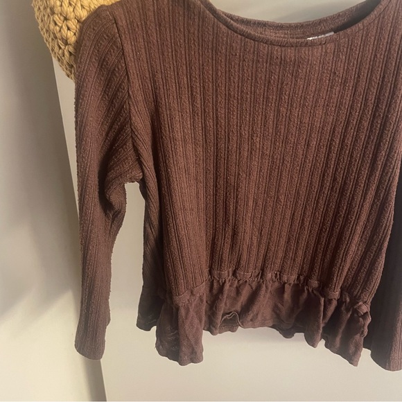 ZARA • Toddler Babydoll Wide Rib Shirt - Picture 3 of 4